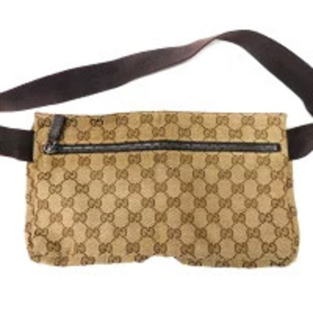 Gucci bag canvas brown GG waist